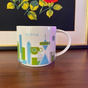 Starbucks You Are Here Seattle- 14oz Coffee Cup 2015 YAH Mug